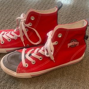 Ohio state high top sneaker